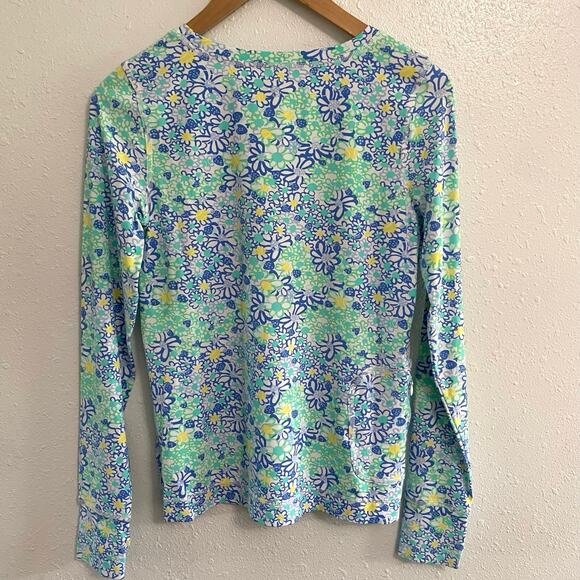 Lilly Pulitzer Luxletic Long Sleeve Lightweight Athletic Top women’s Size Small - Picture 2 of 7